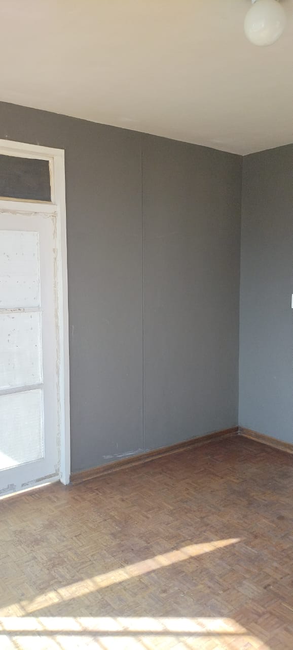 Freshly painted bedroom
