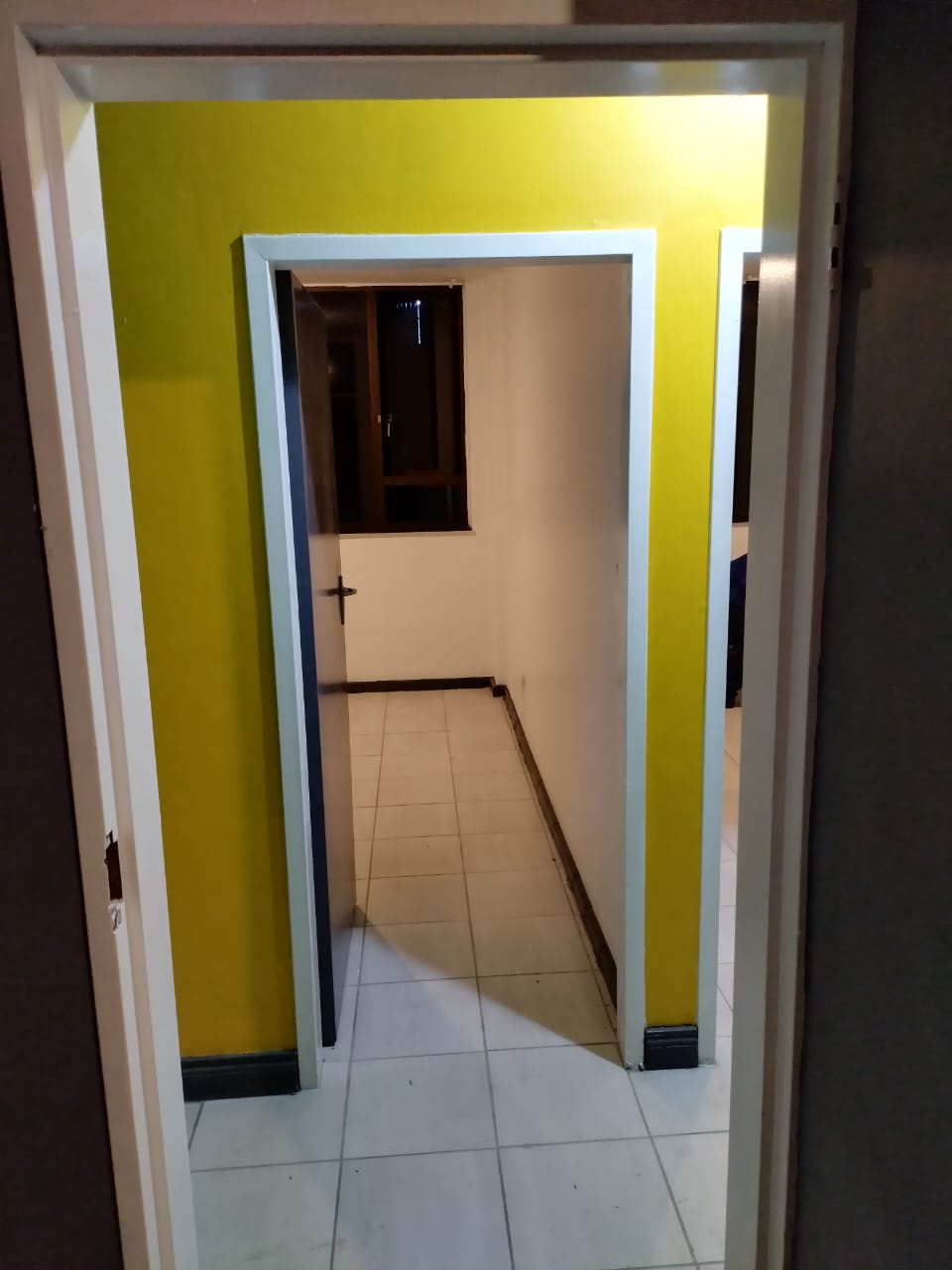 Renovated interior doorway